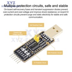 CH340G 6 Pin USB to TTL UART Communication Module Micro / Mini / Type-A / Type-C