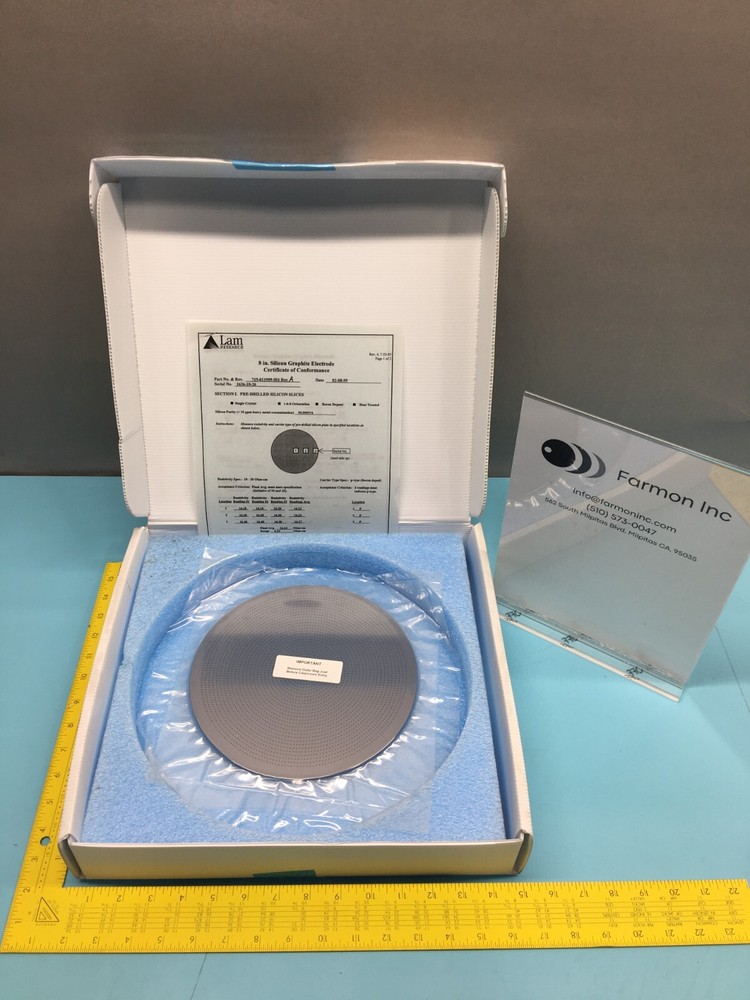 LAM 715-011909-501 PLATE, UPPER ELCTDRODE 8″ POLISHED CAPTIVE, 123436