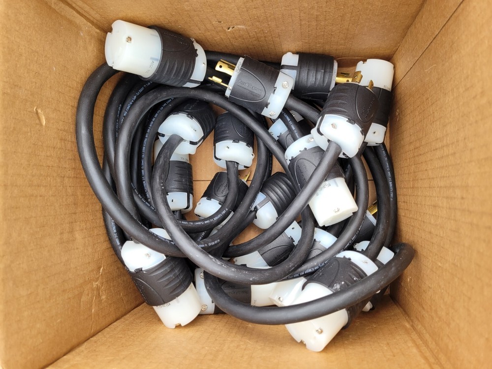 NEW NEMA L6-30 Extension Cord – 3 ft, 30A/250V 10 AWG – Iron Box # IBX-5803-03