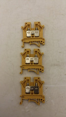 ALLEN BRADLEY 1492-U TERMINAL BLOCK 0611 750V-2.5MM 500 VAC 800 VAC LOT OF 3 NNB