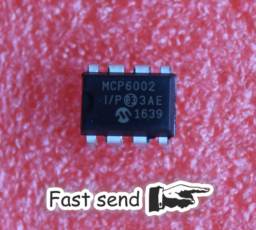 10pcs MCP6002-I/P MCP6002 IC Chip DIP-8