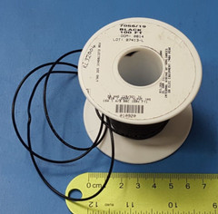 (40FT APROX) Hook-up Wire, 7056/19-BLACK-100 , ALPHA , 20 (19/32) AWG , BLACK