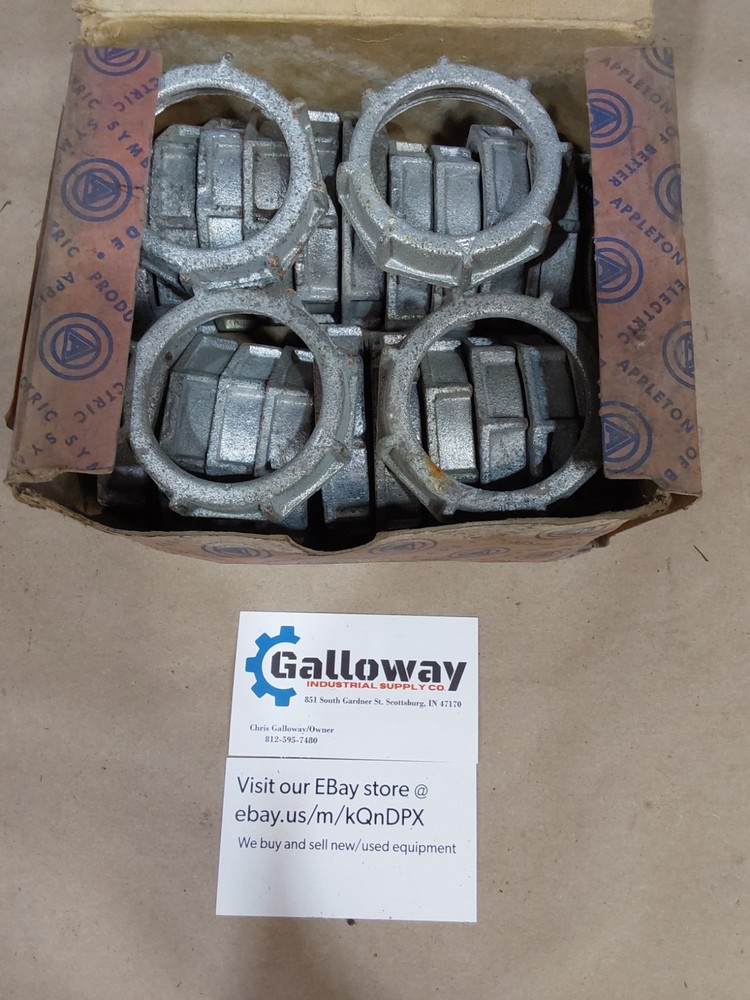 Appleton BU200, 2″, Malleable Iron,Rigid Conduit Bushing, Lot Of 25