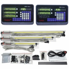 New TOAUTO Linear Scales 5um+DRO Digital Readout 2/3 Axis for Bridgeport Mill