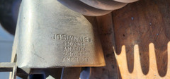 Joslyn 100/200A Polymer Deadend Strain Insulator Assembly w/ Clamp N.O.S.