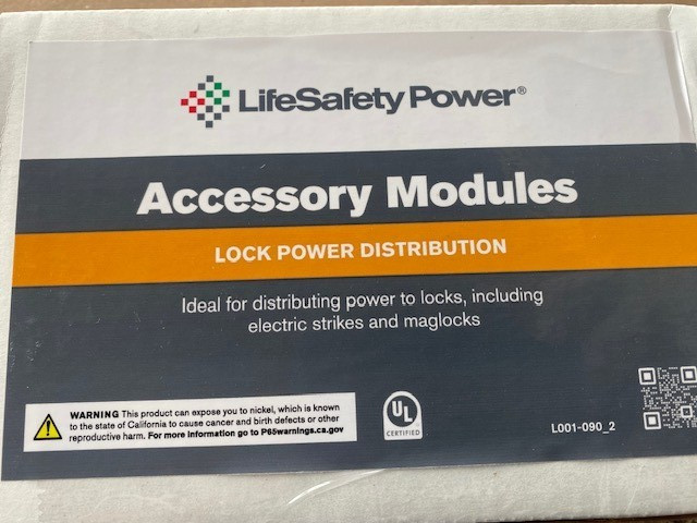 LifeSafety Power C8-BOXED 8-Output Relay-Based Lock Control Module, 3A (NEW)
