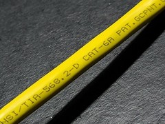 General Cable 7141852 23/4P GenSPEED 10 MTP Cat6A 10GX 10G Plenum Yellow /50ft