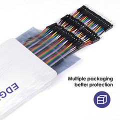 120Pcs 30Cm Dupont Wire Female to Female Breadboard Jumper Wires 11.8 Inch 1Pin-