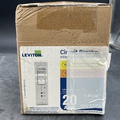 Leviton Branch Circuit Breaker AFCI/GFCI 20 Amp 120v (lot of 4) R12-LB120-DFR
