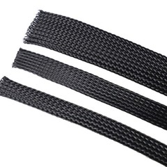Black PET Expandable Braided Wire Cable Sleeve Sheathing Tube Protection 4~16mm