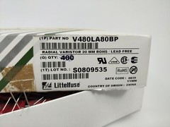 Littelfuse V480LA80BP Metal Oxide Varistor 385 Pcs.