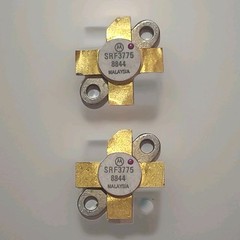 Authentic MOTOROLA SRF3775 RF POWER TRANSISTORS Matched Date Codes Rare NOS Pair