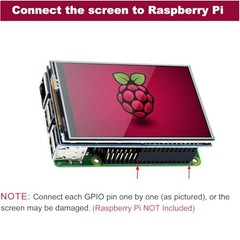 3.5 Inch 480×320 Touch Screen TFT LCD SPI Display Panel for Raspberry Pi B,…