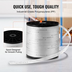 VEVOR Polyester Pulling Tape Mule Tape 1″ x 2103′ 6000 lbf Tensile Capacity