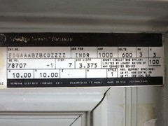 GE Spectra Busway Elbow 1000A 600V 3PH 3W Up Bus Bar Duct 10 x 10″ 1000 Amp