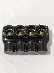 Polaris 4-Port Black Multi-Tap Pre-Insulated Connector IPLD350-4