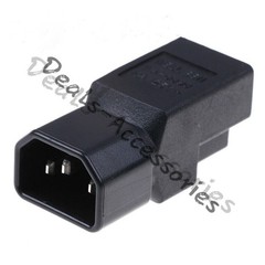 C14 to Nema 5-15R PDU USP power adapter IEC male to US female adapter plug(1PCS)