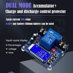 DC6-60V 30A- Storage Battery Charging Control Module Protections Board LCD-