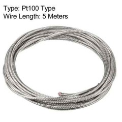 5meter pt100 Thermocouple Wire 3 Core Extension Cable Fiberglass 16ft 3x7x0.15mm