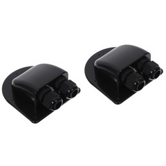 2 Pack Solar Cable Entry Gland Double Solar-cable-entry Dual Hole