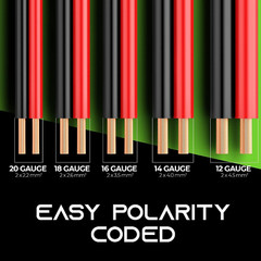 GearIT 18 Gauge Wire (500ft – Black/Red) GPT Automotive Primary BlackRed