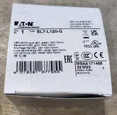 Eaton SL7-L120G green led stacklight 120V beacon light