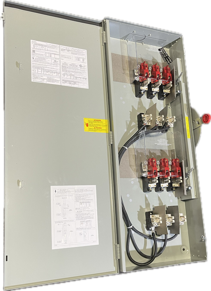 TDT3324R ABB 200A 3P FUSED DOUBLE THROW TRANSFER SWITCH N3R 240V 3DT324