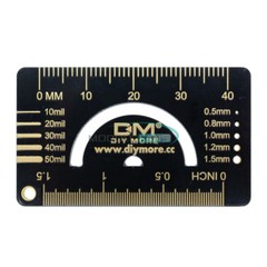 PCB Ruler Measuring Tool Resistor Capacitor 4CM Multifunctional Measure Meter