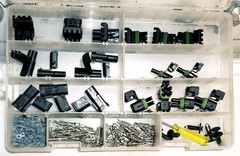 Weather Pack Connectors Assorted in Plastic Divided Case
