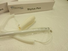 Cybernet uc7-3 Stylus Touch Screen rubber tip Pen with Holder – WHITE !