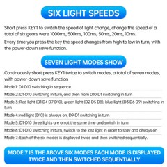 DIY LED Flow Flash Light Production Kit DIY Electronic Soldering Practice Kits