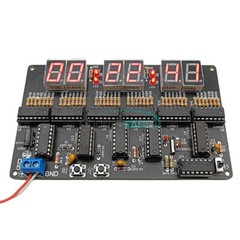 Digital 24-hour Clock DIY Circuit Electronic Kit 6-bit Clock Teaching Practice