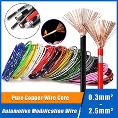 Automotive Cable Auto Modification Electrical Wire Car Wiring 0.3mm²-2.5mm²