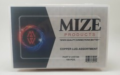 Mize Wire 100 Pc Copper Lug Assortment 6GA – 2/0 GA Made in USA Free Shipping