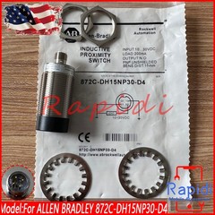 Proximity Sensor Switch 872CDH15NP30D4 For Allen Bradley 872C-DH15NP30-D4 NO US