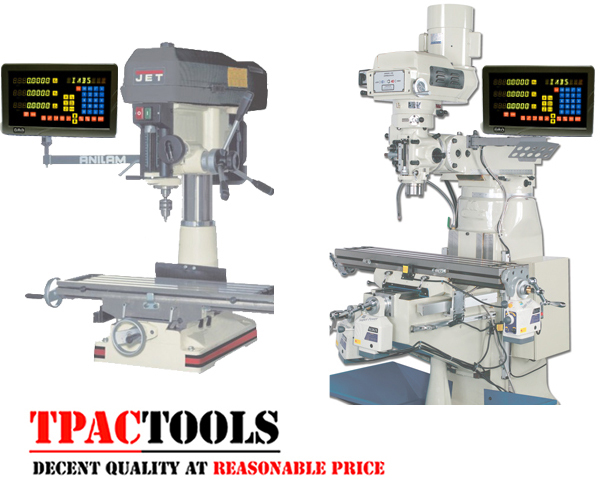 9×48 9×49 DRO 3 AXIS MILL LATHE PACKAGE LINEAR GLASS SCALES NEW FREE SHIPPING