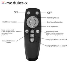 3.2V 3.7V Remote Control Radar Human Body Induction Solar Light Driver Board DIY