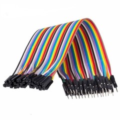 Dupont Wire Jumper cables 40PCS Male to Male Male to Female 20CM 1P-1P Arduino