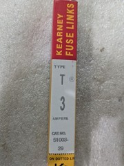 Kearney 51003 Type T Fit-All Fuse Link 3A Box of 25 Cooper Power Electrical OEM