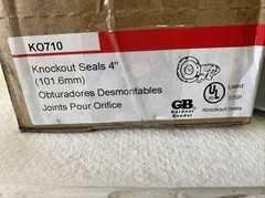 Gardner Bender KO710 Knockout Seals 4”