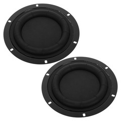 2 Pcs Bass Radiator Passive Speaker Repair Round Subwoofer Diaphragm