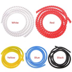 1m Spiral Wire Organizer Wrap Tube Flame retardant Cable Casing SleevYJUSH=t=