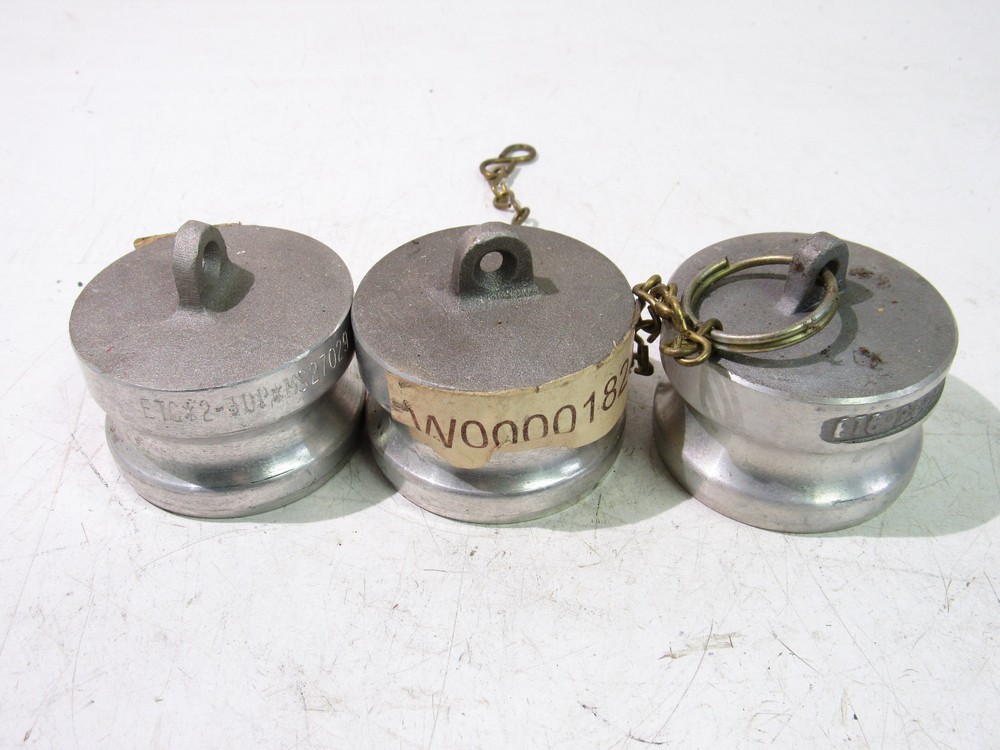 ETC 2-1/2 DP MS27029-13 ALUMINUM DUST PLUG (LOT OF 3) ***NNB***