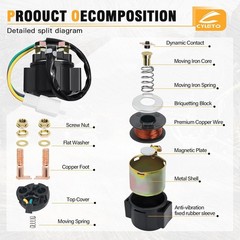 Starter Solenoid Relay for 4-Stroke 110cc 150cc 50cc 125cc 200cc 250cc 70cc 9