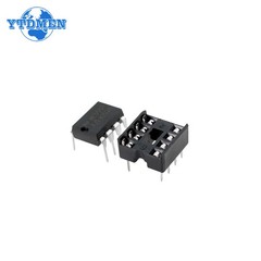 20PCS Timer Programming Oscillator Chip NE555 NE555P IC 555 & 8 Pin DIP Sockets
