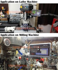 2/3 Axis DRO Display Kit Linear Scale Digital Readout For Bridgeport Mill Lathe