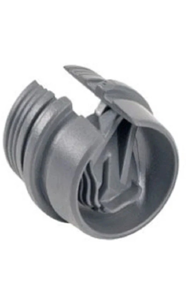 LOT of 70 Bridgeport 616-NMD, 1/2″, PVC, Snap-In, Non-Metallic Cable Connector,