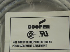 COOPER CROUSE-HINDS CHDN-EAE-D6 3 PK – 6 Meter 5 Pole Male In-Line/Female Cable
