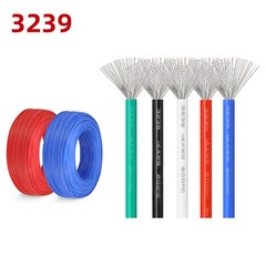 UL3239 Silicone Cable Flexible Wire 8-30 AWG 3 kV high-voltage cable All Colours