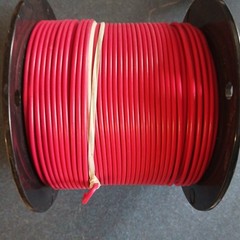 Del City Primary Wire 14 AWG, Red, 500 FT, 60V DC, PVC, 1114501